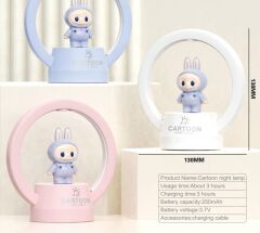 Toptan Labubu Tasarımlı Masa Lambası Çocuk Odası Gece Lambası Labubu Çalışma Lambası