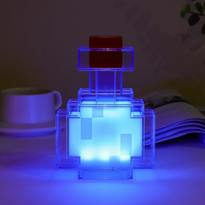 Toptan Karakter İksir Şişesi Renk Değiştiren LED Masa Lambası  Gece Lambası