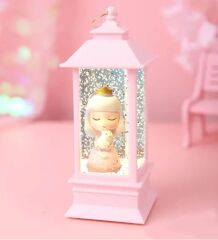 Toptan Prenses Kedili Kız Işıklı Kar Küresi