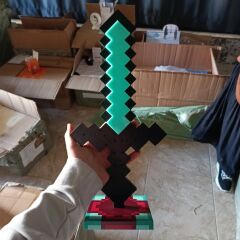 TOPTAN MİNECRAFT  IŞIKLI KILIÇ ŞARJLI