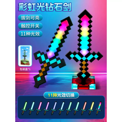 TOPTAN Karakter Sesli IŞIKLI KILIÇ ŞARJLI Lamba Led Renkli