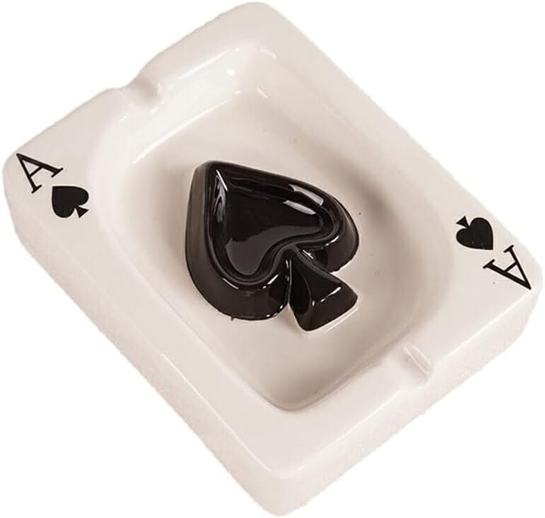 Toptan Allayu Sigara Aksesuarları İçin Tepsi Şık Ve Taşınabilir Seramik Küllük Dekorasyon Seramik Şık Ve Klasik Hediye, Maça