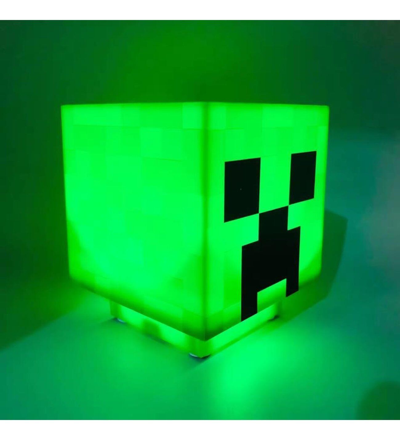 Toptan Minecraft Creeper Taşınabilir Şarjlı Pilli Müzikli Gece Lambası