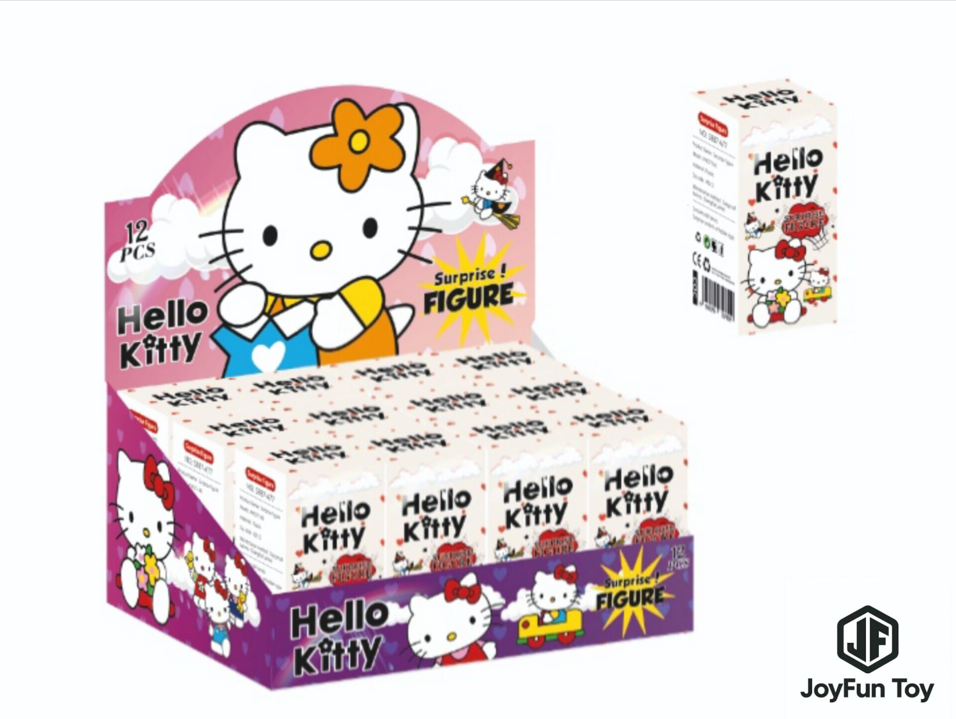 Toptan Hello Kitty Tasarımlı Sürpriz Kutulu Figür 12Lİ