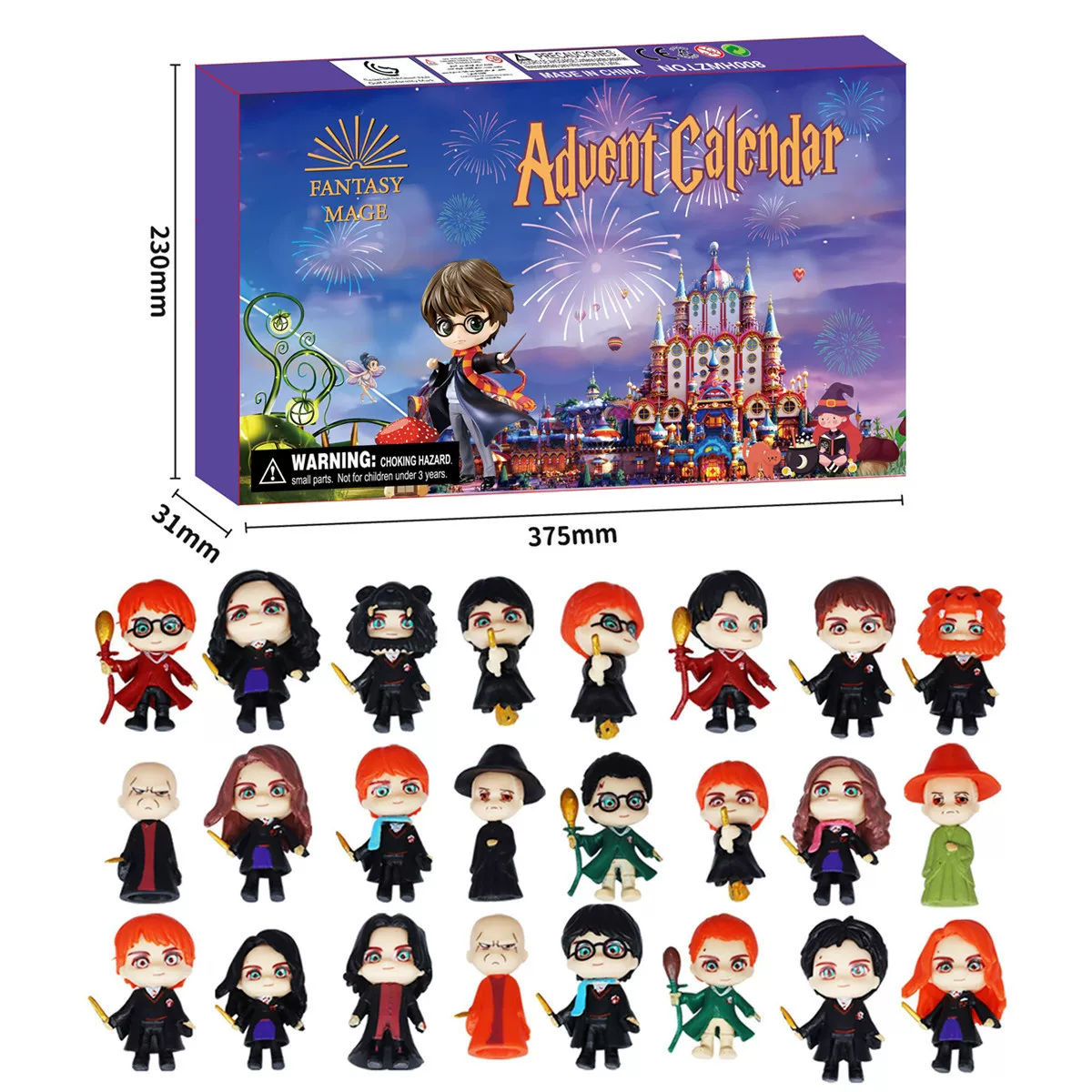 Toptan Karakter Advent Calendar 24 lü Set