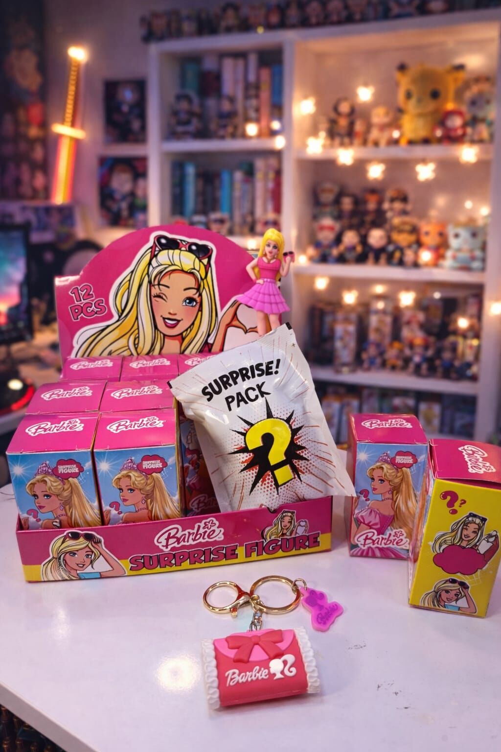 Toptan Karakter Tasarımlı Sürpriz Kutulu Figür 12Li