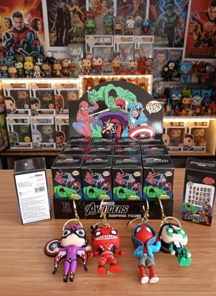 Toptan Karakter Tasarımlı Sürpriz Kutulu Figür 12Li