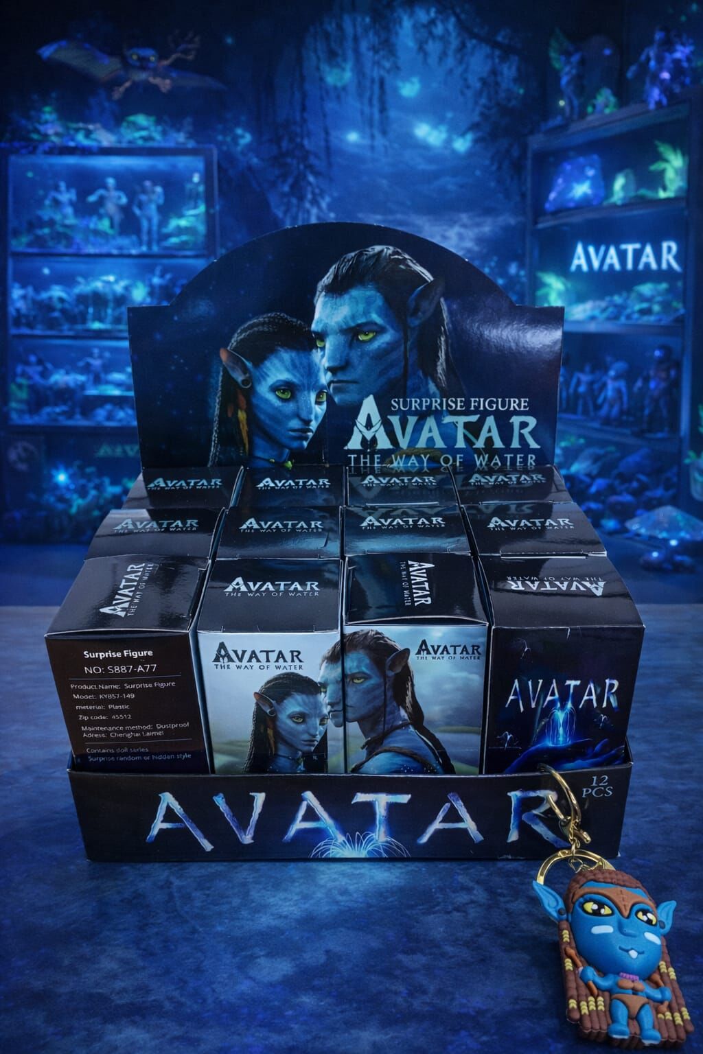 Toptan Karakter Tasarımlı Sürpriz Kutulu Figür 12Li