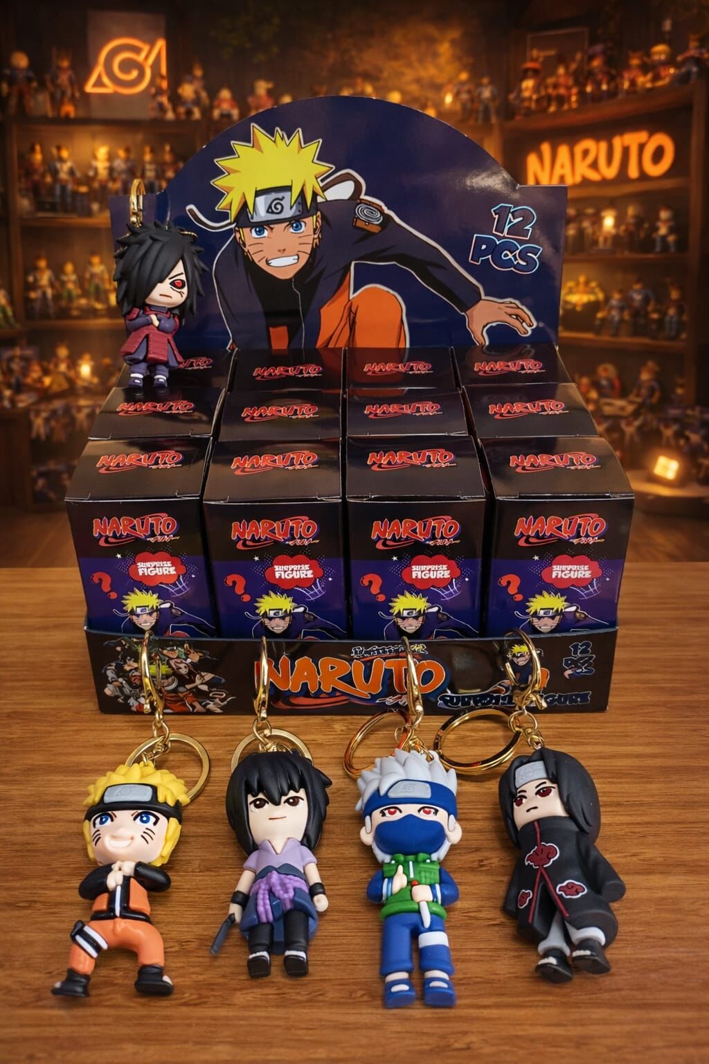 Toptan Karakter Tasarımlı Sürpriz Kutulu Figür 12Li