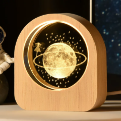 Toptan Kristal Masa Gece Lambası Usbli Kristal Küre Dekorasyon Led