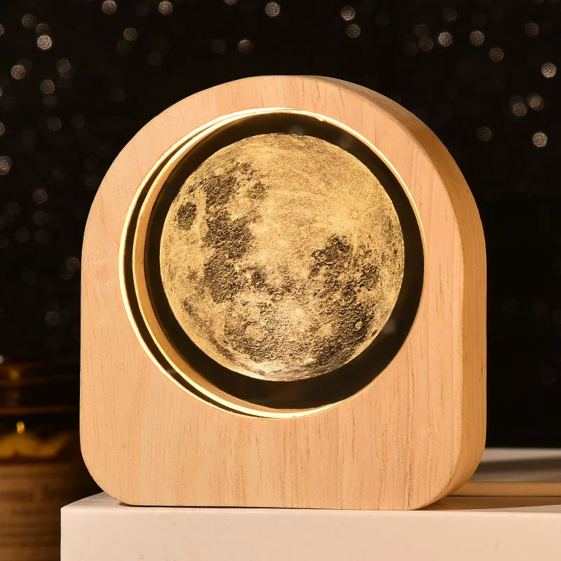 Toptan Kristal Masa Gece Lambası Usbli Kristal Küre Dekorasyon Led