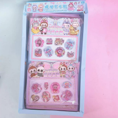 Toptan Labu 3D Renkli Sulu Kabartmalı Sticker 1 Adet