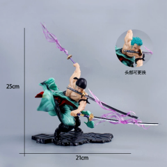 Anime One Piece Roronoa Zoro Figürü 25 Cm Kutulu