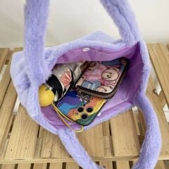 Toptan Karakter Peluş El Çantası