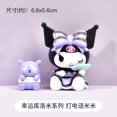 Toptan Kawaii Karakter Figür Seti 6 Adet Kutulu