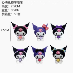 Toptan Kawaii Karakter Figür Seti 6 Adet Kutulu