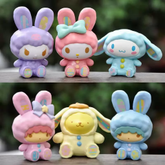 Toptan Kawaii Karakter Figür Seti 6 Adet Kutulu
