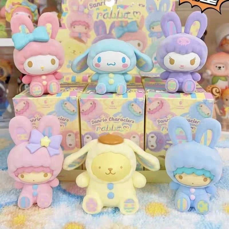 Toptan Kawaii Karakter Figür Seti 6 Adet Kutulu