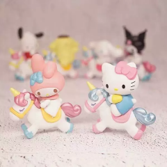 Toptan Kawaii Karakter Figür Seti 6 Adet Kutulu