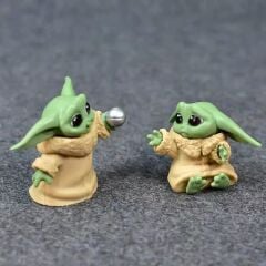 BABY YODA FİGÜR SET 6 ADET AMBALAJLI