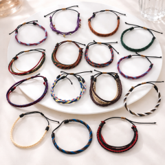 Toptan Örgü Bileklik Ayarlanabilir 1 Adet Karışık