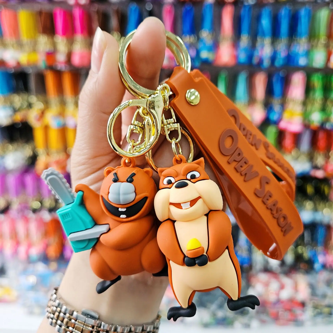 Toptan Büyük Boy Lüx Karakter Anahtarlık Çanta Süsü Aksesuar 1 Adet