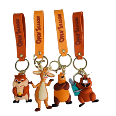 Toptan Büyük Boy Lüx Karakter Anahtarlık Çanta Süsü Aksesuar 1 Adet