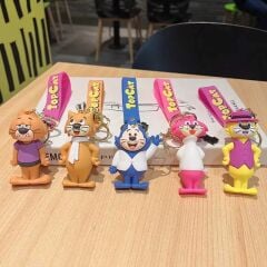 Toptan Büyük Boy Lüx Karakter Anahtarlık Çanta Süsü Aksesuar 1 Adet