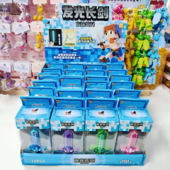 Toptan Karakter Kılıç Işıklı Anahtarlık 1 Kutu 24 Adet