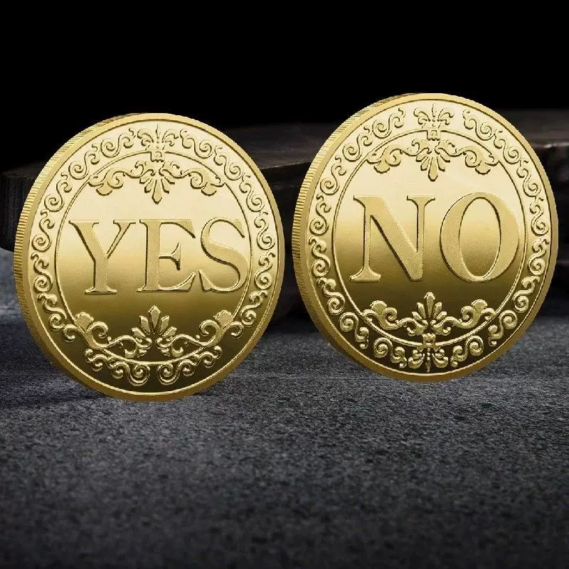 Toptan Metal Yes No Parası Koleksiyon Hatıra Coin
