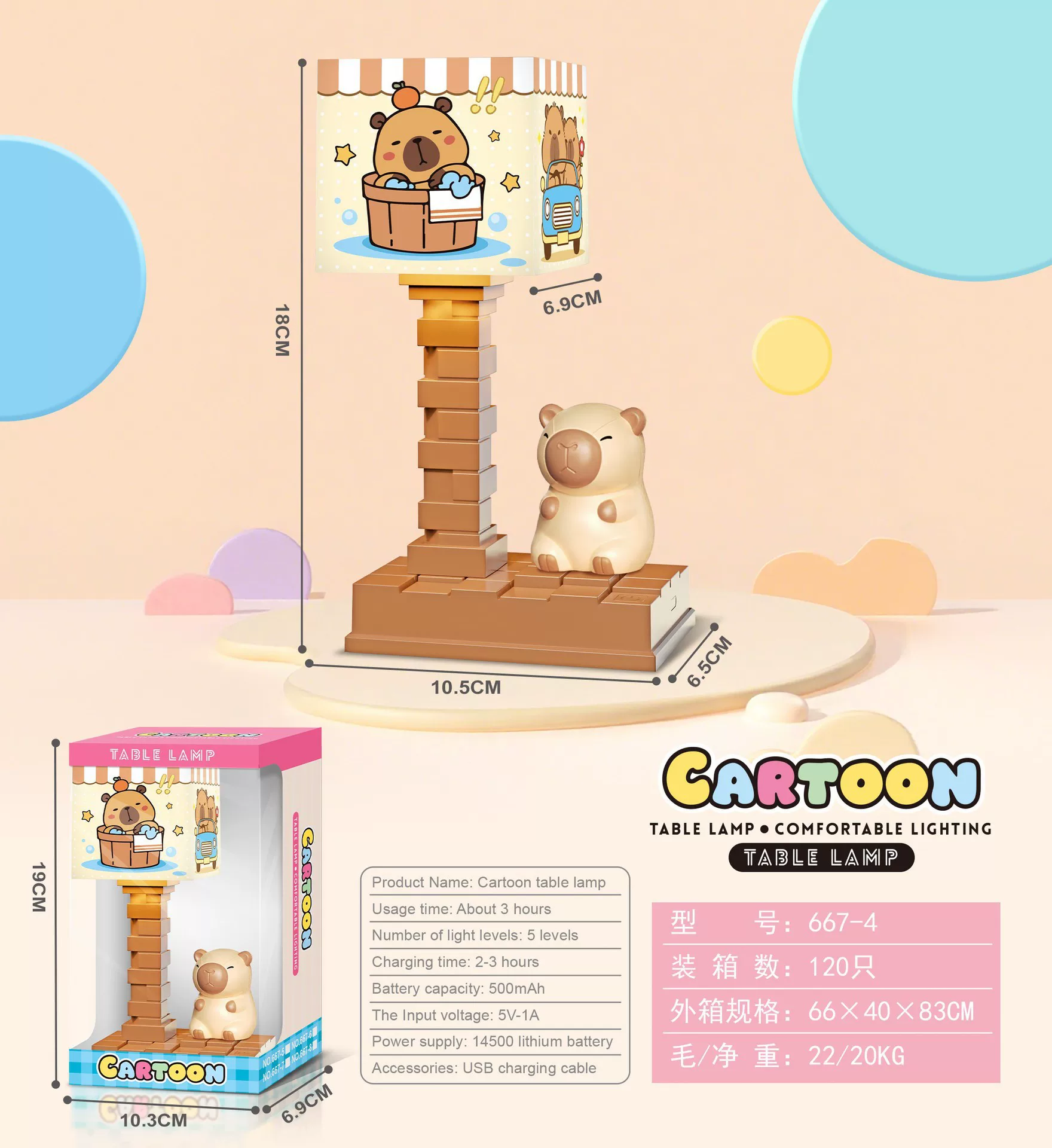 Toptan Karakter Masa Lambası