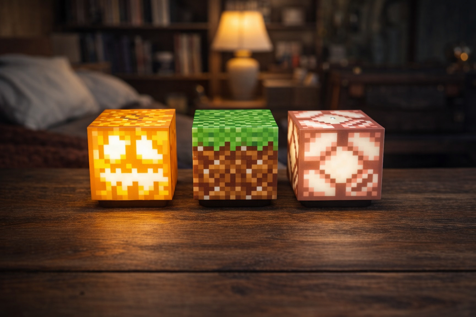 12 adet Minecraft blok küp koli karışık