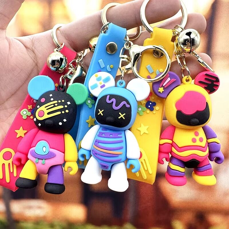 Lüx silikon anahtarlık