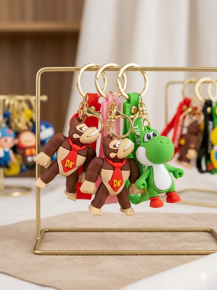 Lüx silikon anahtarlık