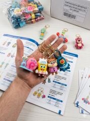 Toptan Lüx silikon anahtarlık 1 adet