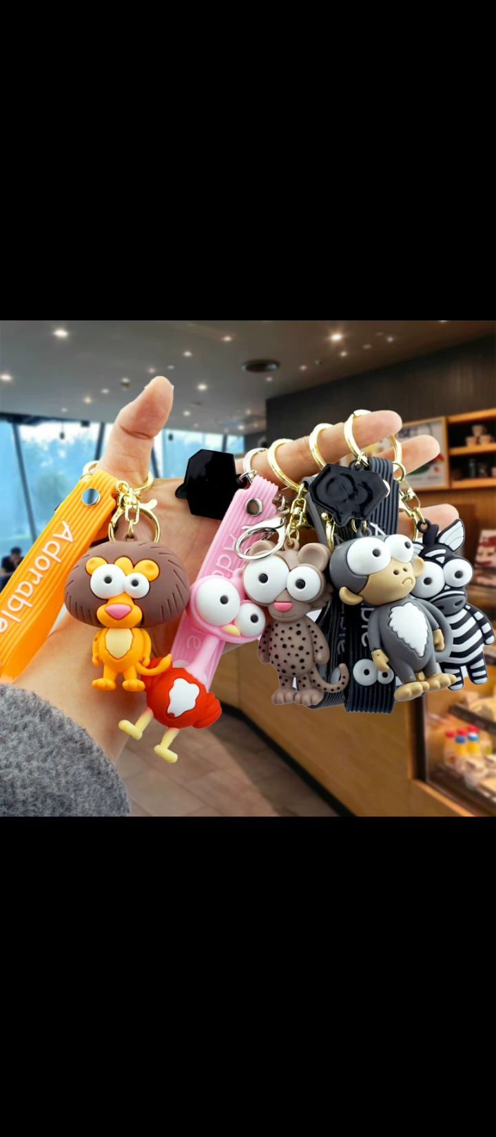 Toptan Lüx silikon anahtarlık 1 adet