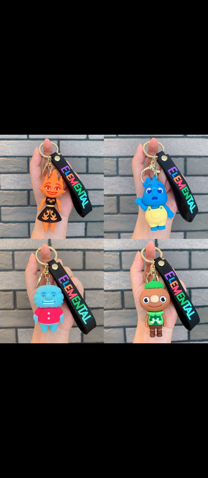 Toptan Lüx silikon anahtarlık 1 adet