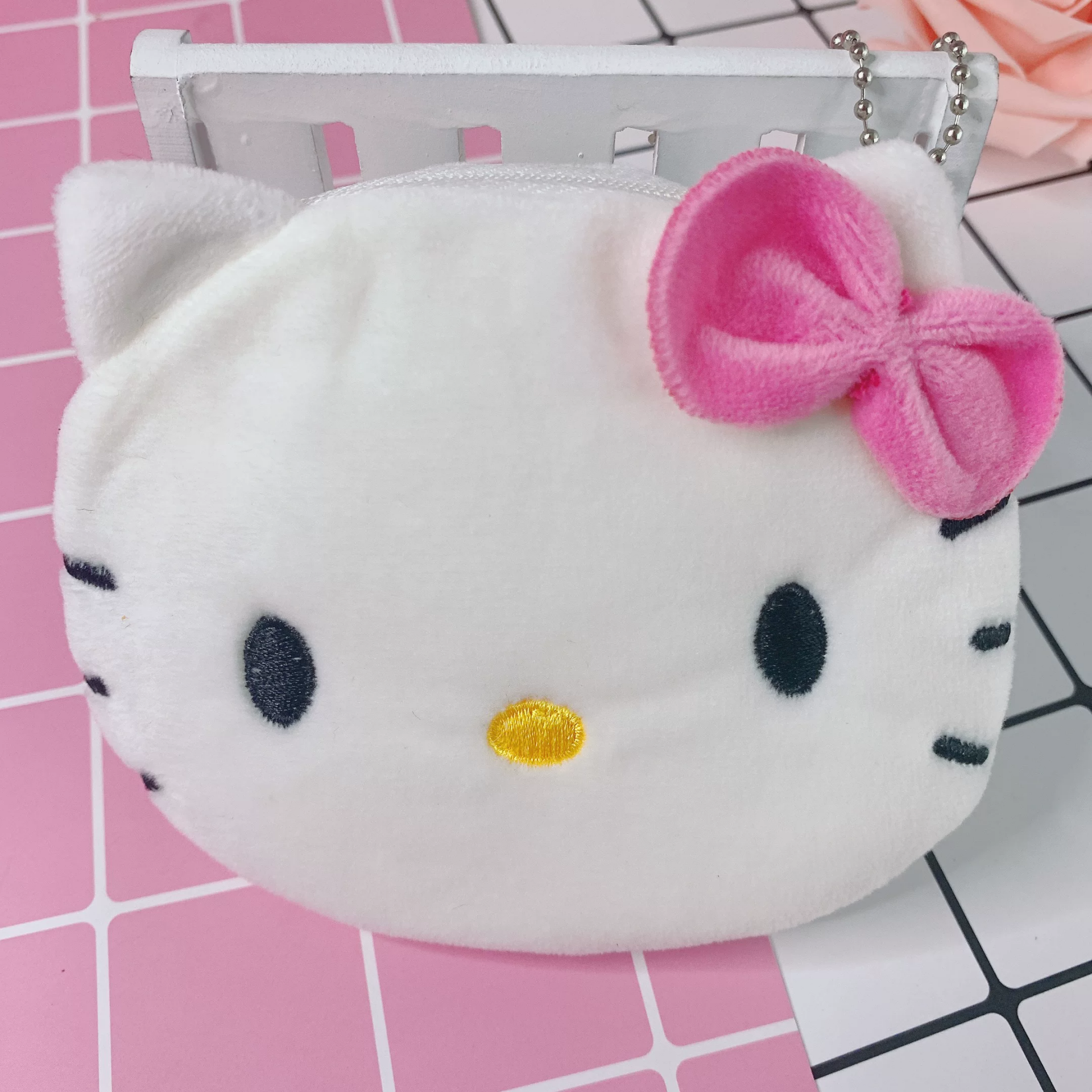 Toptan Karakter Peluş Cüzdan Anahtarlık 1 Adet