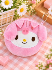 Toptan Karakter Peluş Cüzdan Anahtarlık 1 Adet
