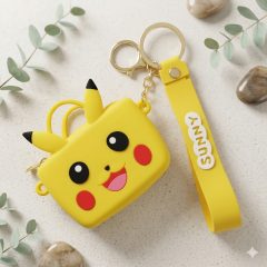 Toptan Lüx Silikon Karakter Figürlü Cüzdan Anahtarlık 1 Adet