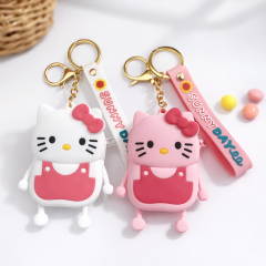 Toptan Lüx Silikon Karakter Figürlü Cüzdan Anahtarlık 1 Adet