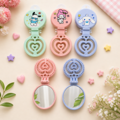 Toptan Sanrio Kawaii Karakter  Aynalı Tarak 1 Adet