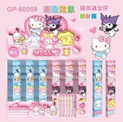 Toptan Sanrio Kawaii Kutulu Sürpriz Tükenmez Kalem 36 Adet