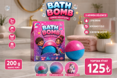 Toptan Banyo Topu Sürpriz Oyuncaklı Model 1 Adet