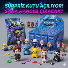 Sürpriz Paket Anahtarlık Koleksiyonu – 100+ Model 12 ADET