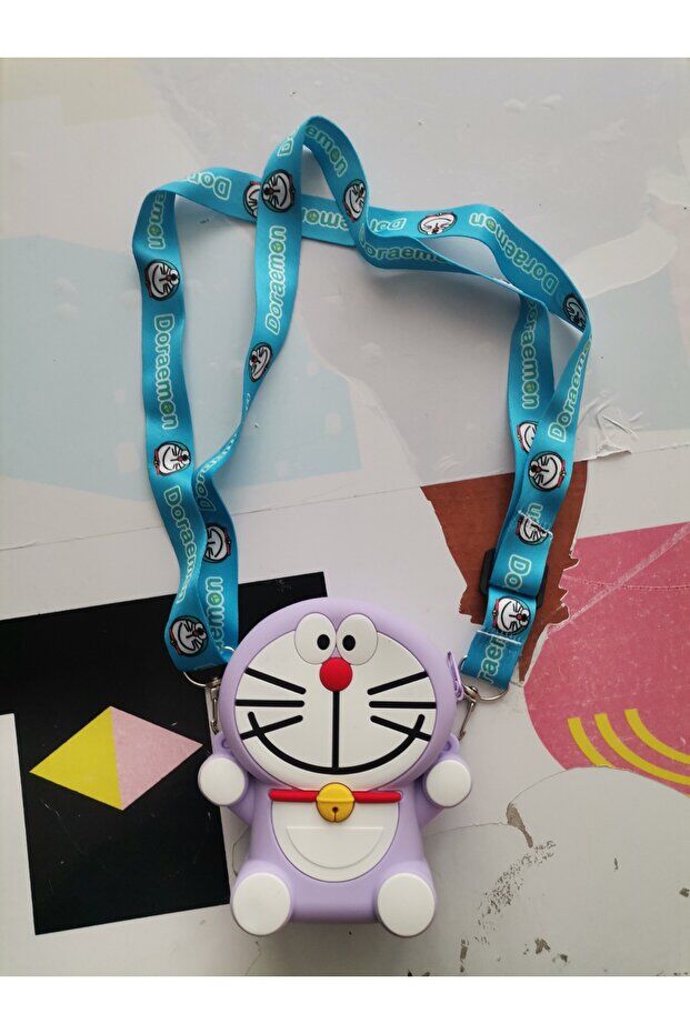 Toptan Doraemon Silikon Çanta – Sevimli Karakterli Mini Omuz Çantası