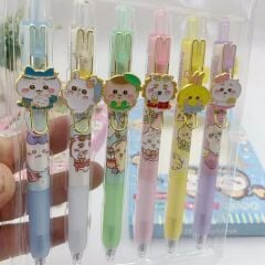 Toptan Kawaii Tasarımlı 6 Adet Uçlu Kalem Seti 1 Kutu