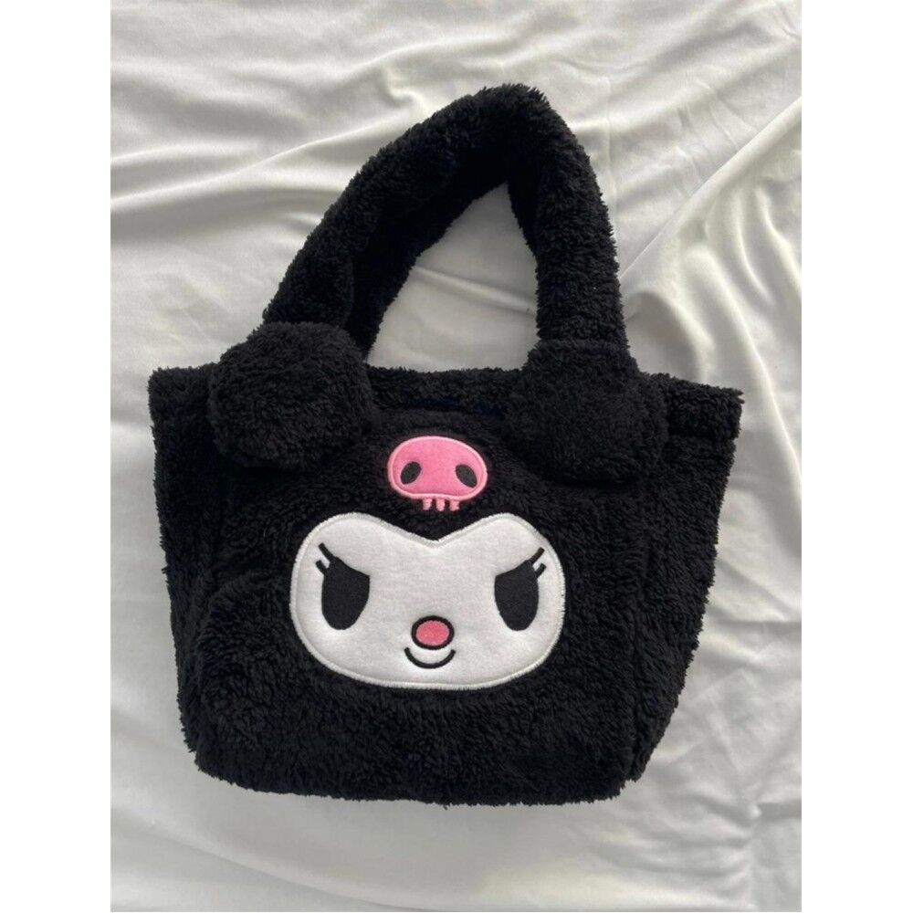 Toptan Kuromi Kawaii Peluş Çanta