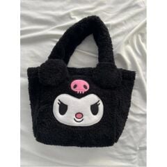 Toptan Kuromi Kawaii Peluş Çanta
