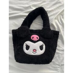 Toptan Kuromi Kawaii Peluş Çanta
